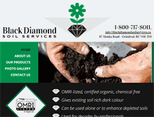 Tablet Screenshot of blackdiamondsoilservices.ca